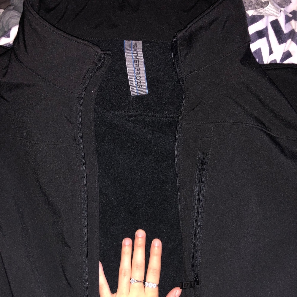 Weatherproof black coat